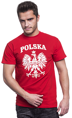 koszulka polski z herbem polski na mecz 